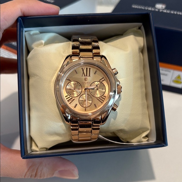 NWT Montres Prestige X Invicta Women's Watch - 35mm, Rose Gold - Picture 2 of 8